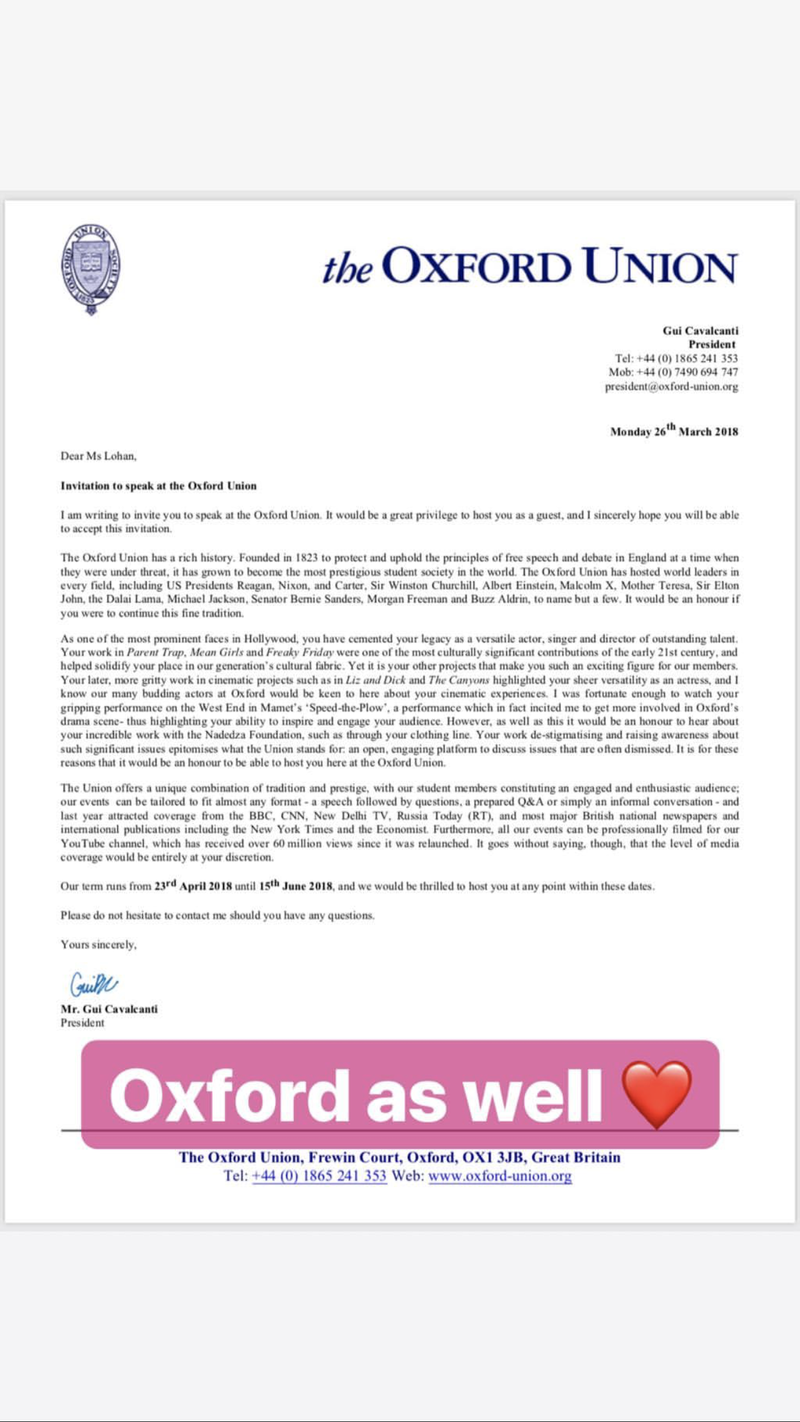 Illustration for article titled Lindsay Lohan's April Fool's Day Prank Was That Prestigious Universities Want Her for Speeches 😢